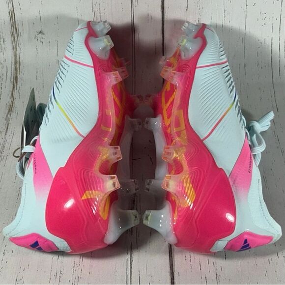 Adidas Predator Elite FG Men’s Soccer Cleats Almost Blue Pink Size 7 IE3950 - Picture 6 of 9